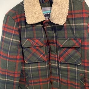 Rainforest flannel zip up